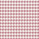 Vintage Pink & Ivory Houndstooth Wallpaper – Modern Geometric Pattern for Stylish Interiors