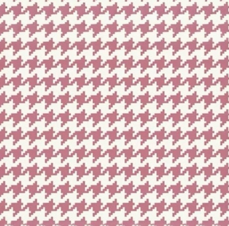 Vintage Pembe ve Fildişi Ekose Desenli Duvar Kağıdı – Şık İç Mekanlar İçin Modern Geometrik Desen 