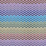 Ziggy W06 Tejido Chevron Multicolor - 100 % poliéster para tapicería y cortinas, fabricado en Turquía
