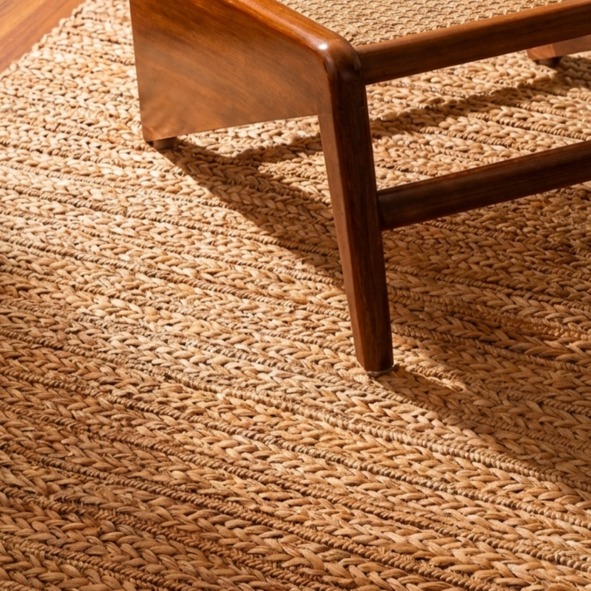 Choti Choti Mix – Artisan Hand-Woven Natural Jute Rug