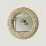 Vesa Mirror – Wabi-Sabi Inspired Sculptural Mirror with Organic Form and Natural Texture