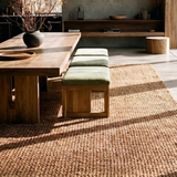 Choti Choti Brown – Artisan Hand-Woven Natural Jute Rug