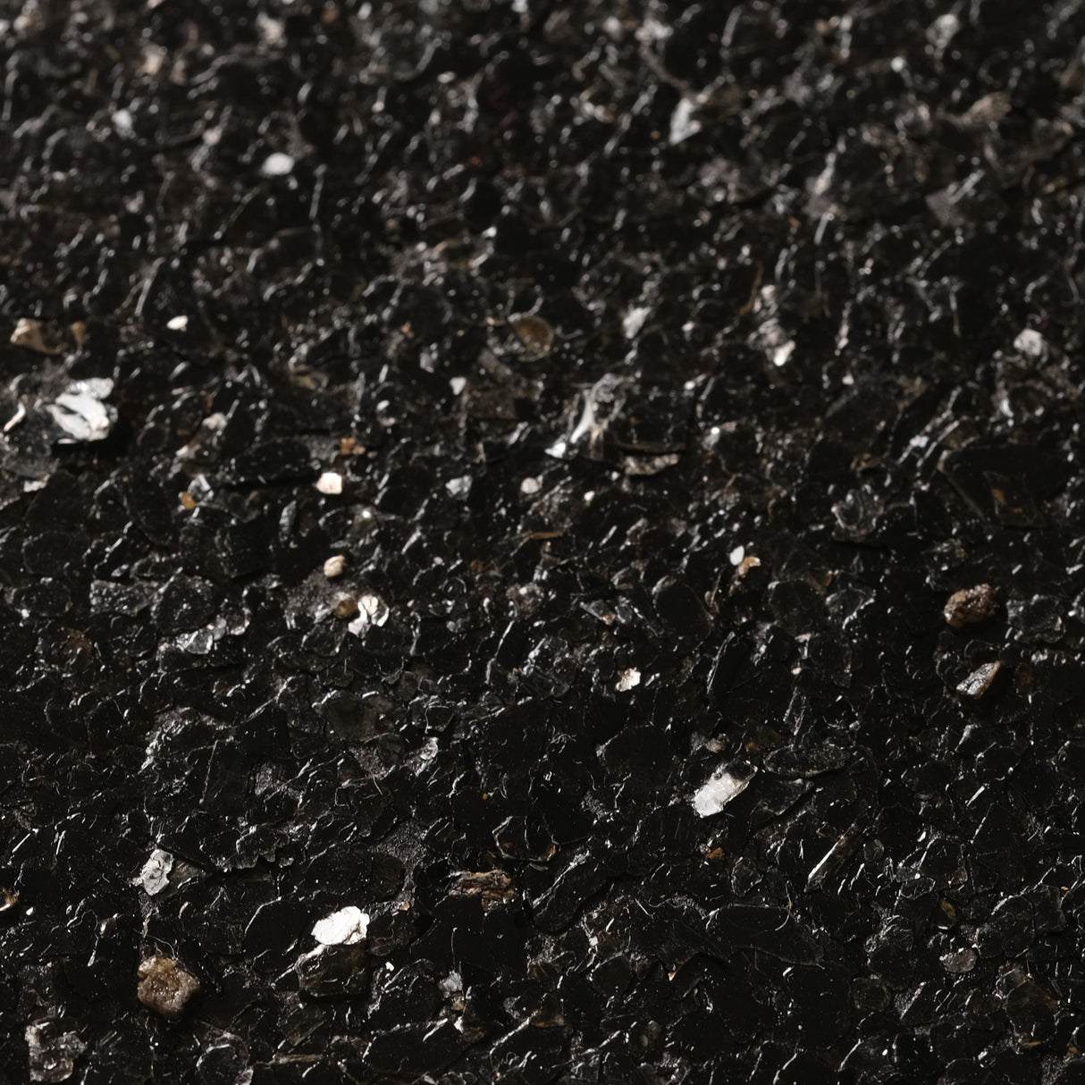 MDS007-PMC5004 - Luxury Mica Flake Glittering Black Wallpaper - Natural Elegance for Walls
