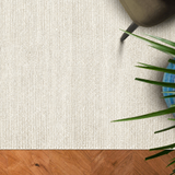 Choti Choti White – Artisan Hand-Woven Natural Jute Rug