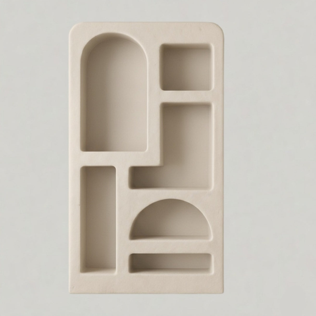 Kumo Display Unit – Wabi-Sabi Inspired Sculptural Shelving with Organic Form and Natural Texture