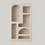 Kumo Display Unit – Wabi-Sabi Inspired Sculptural Shelving with Organic Form and Natural Texture