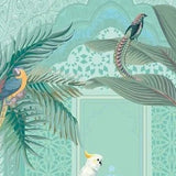 Exotic Birds In The Palace Garden Wallpaper – Oriental Mural For Elegant Interiors