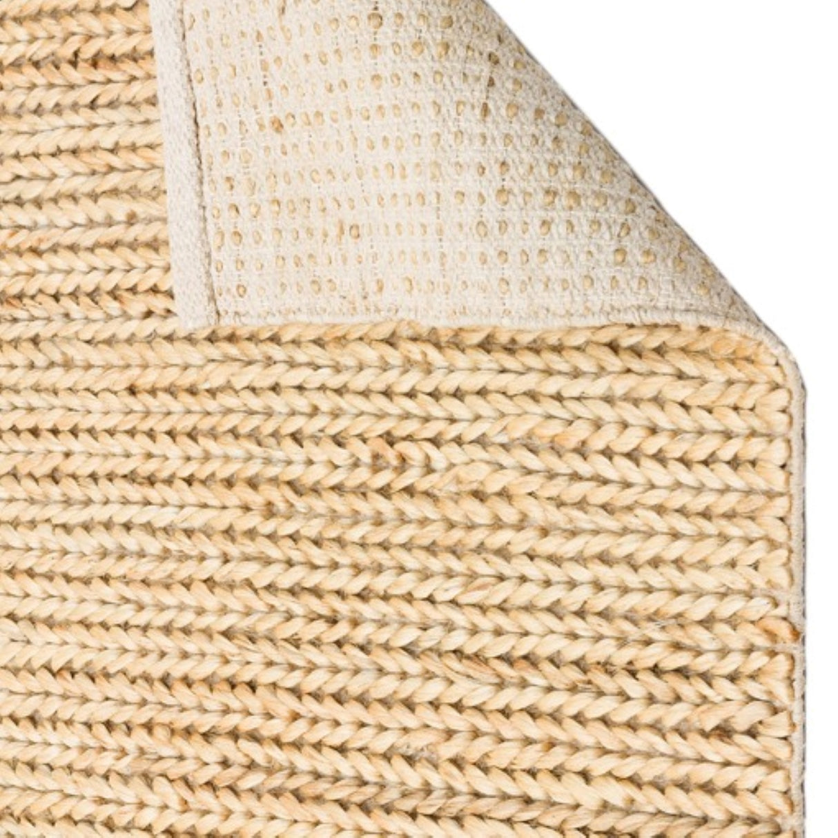 Choti Choti Cream – Artisan Hand-Woven Natural Jute Rug