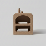 Almara Floor Display Unit – Wabi-Sabi Inspired Sculptural Side Table with Organic Form and Natural Texture