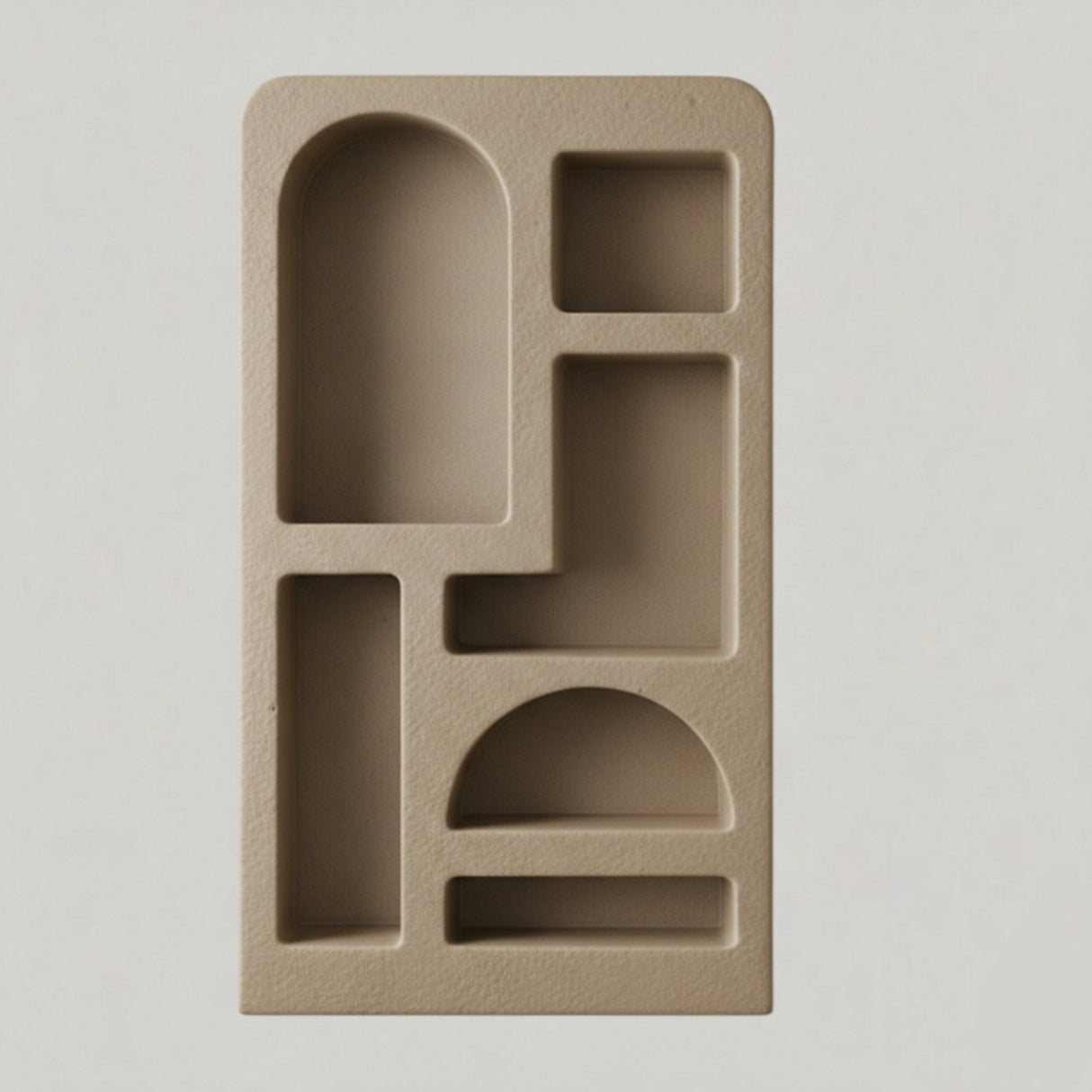 Kumo Display Unit – Wabi-Sabi Inspired Sculptural Shelving with Organic Form and Natural Texture
