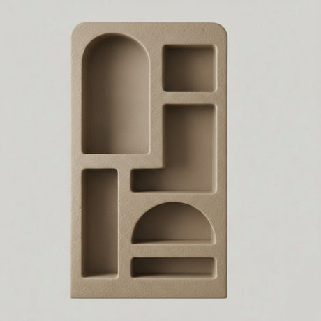 Kumo Display Unit – Wabi-Sabi Inspired Sculptural Shelving with Organic Form and Natural Texture