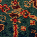 KADIM KDM 01 Navy Red - Anatolian Motif Artisan New Zealand Wool Rug | Hand-Loomed, Non-Shedding & Easy-Clean