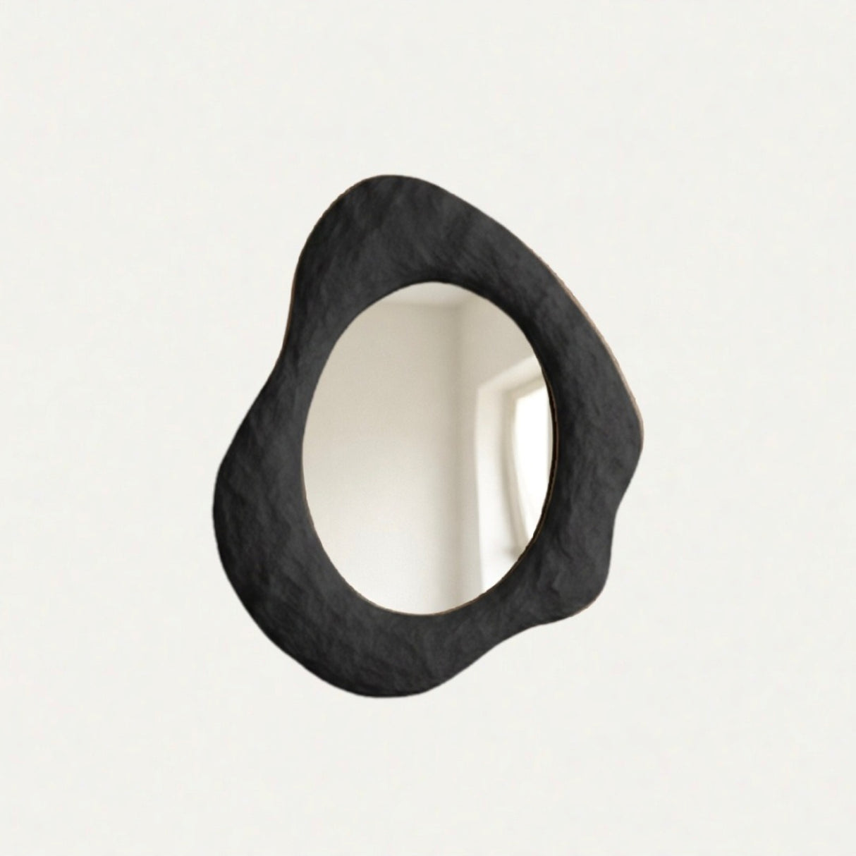 Tiva Mirror – Wabi-Sabi Inspired Sculptural Mirror with Organic Form and Natural Texture