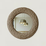 Vesa Mirror – Wabi-Sabi Inspired Sculptural Mirror with Organic Form and Natural Texture