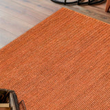 Fine Choti Fine Rust – Artisan Hand-Woven Natural Jute Rug