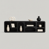 Casper Floor Display Unit – Wabi-Sabi Inspired Sculptural Shelving with Organic Form and Natural Texture