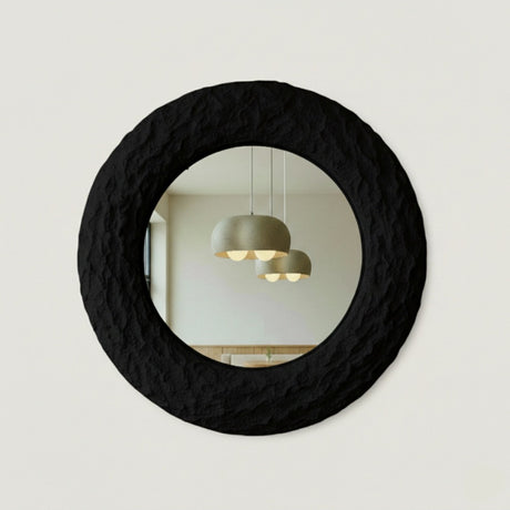 Vesa Mirror – Wabi-Sabi Inspired Sculptural Mirror with Organic Form and Natural Texture