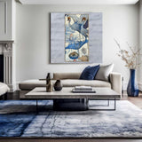Pavo II-Luxury Frameless Printed Wallpaper Art Panel