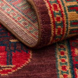 KADIM KDM 08 Violet - Anatolian Motif Artisan New Zealand Wool Rug | Hand-Loomed, Non-Shedding & Easy-Clean