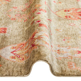 ZARA ZR 08 Green Autumn Artisan Tencel Rug | Hand-Loomed, Non-Shedding & Easy-Clean