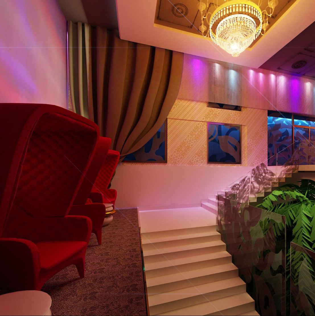 Diseño de interiores y acondicionamiento de salones de bodas en Estambul, Turquía: Glamour contemporáneo