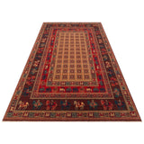 KADIM KDM 08 Violet - Anatolian Motif Artisan New Zealand Wool Rug | Hand-Loomed, Non-Shedding & Easy-Clean