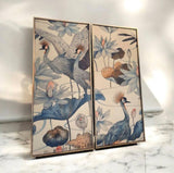 Pavo IIA - Luxury Framed Printed Wallpaper Art Panel