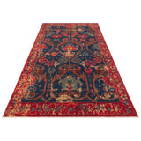 KADIM KDM 05 Red Vintage - Anatolian Motif Artisan New Zealand Wool Rug | Hand-Loomed, Non-Shedding & Easy-Clean