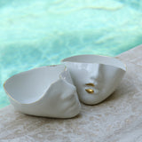 Infinity Man Porcelain Bowl - Elegant Tableware With 24K Gold Details for Stylish Tables