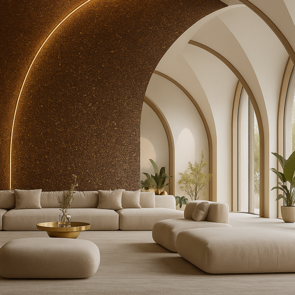 MDS010-PMC217 Luxury Glittering Vermiculite Wallpaper - Natural Elegance for Walls