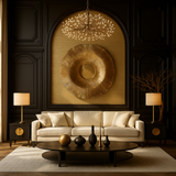 MDS018-CO2092 - Luxury Grasscloth Wallpaper With Gold Base (Grade III - Dense Weave - No2) – Woven Natural Elegance for