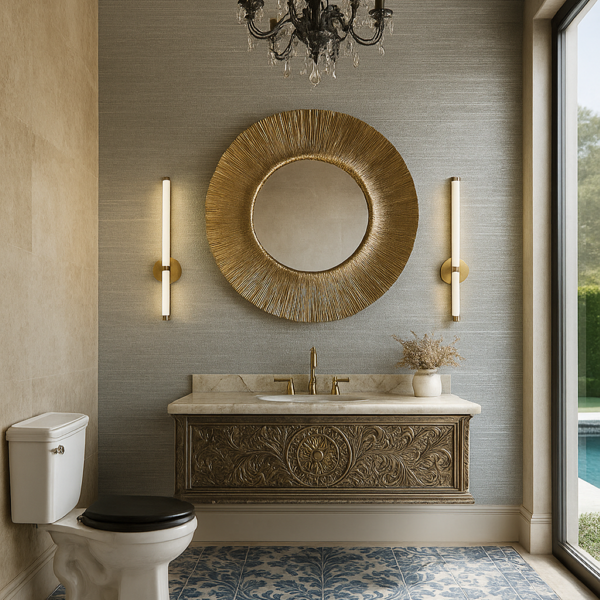 MDS014-PMG401 - Luxury Grasscloth Wallpaper with Silver Base – Woven Natural Elegance for Walls