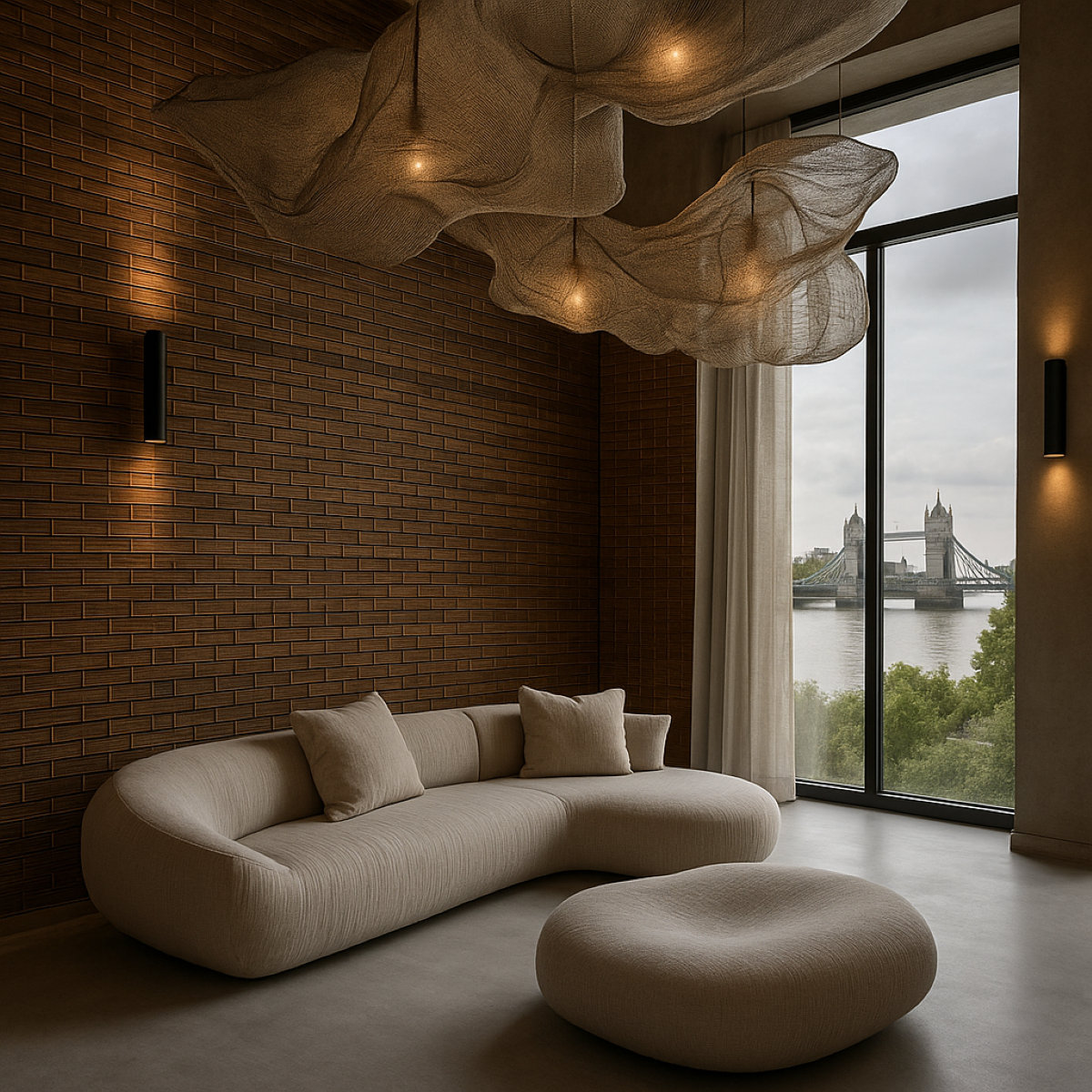 MDS024-PTB201 - Luxury Bamboo Grasscloth Wallpaper – Natural Brown Veneer for Serene Interiors