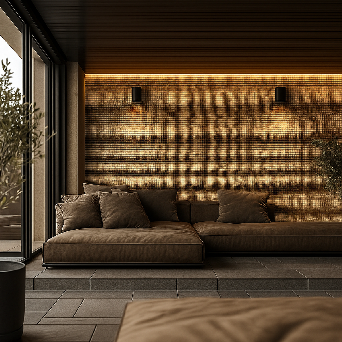 MDS020-PMG301 - Luxury Grasscloth Wallpaper With Gold Base – Woven Natural Elegance for Walls