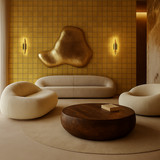 MDS005-ATTK901 - Luxury Metallic Grid Gold Inspired Wallpaper – Natural Elegance for Walls