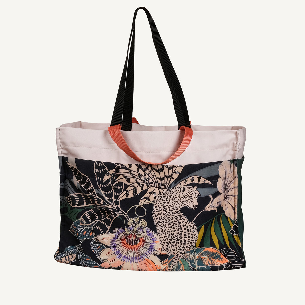 Bolso de mano Whispering Tiger: bolso de poliéster resistente al agua con estampado de arte exótico y dos asas para una elegancia exótica y moderna.