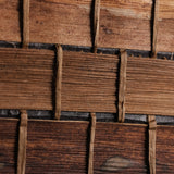 MDS024-PTB201 - Luxury Bamboo Grasscloth Wallpaper – Natural Brown Veneer for Serene Interiors