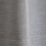 Legol - Blue Crest Sheer Linen-Look Polyester Curtain With Luxury Navy Border - For Sophisticated Interiors