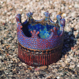 Crown Blue - Crown Series Handmade Ceramic Vases & Bowls – Artistic Royal Collection