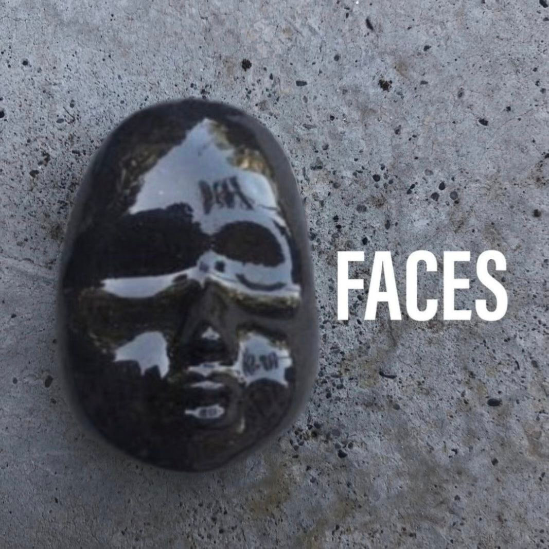 Mask 03 - Handmade Glazed Clay Face Mask – Unique Artistic Accessory