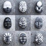 Mask 02 - Handmade Non-glazed Clay Face Mask – Unique Artistic Accessory