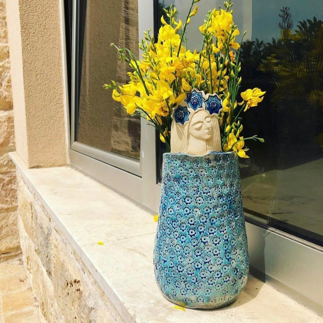 Fairy Of The Water - Fairy Series Handmade Ceramic Vases  – Contemporary Artistic Design