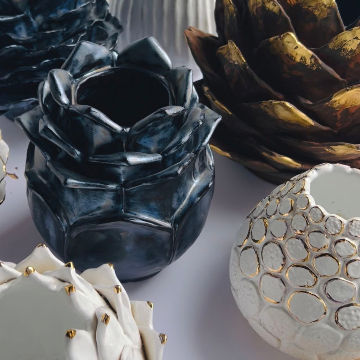 Shishka 03 - Handmade Ceramic Bowl / Vase - Contemporary Artistic Design