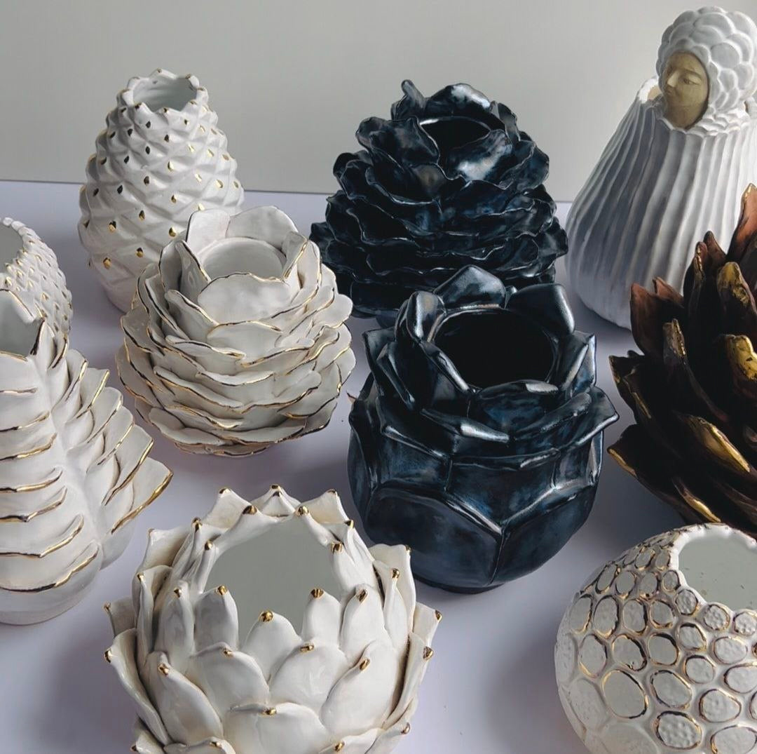 Shishka 04 - Handmade Ceramic Bowl / Vase - Contemporary Artistic Design