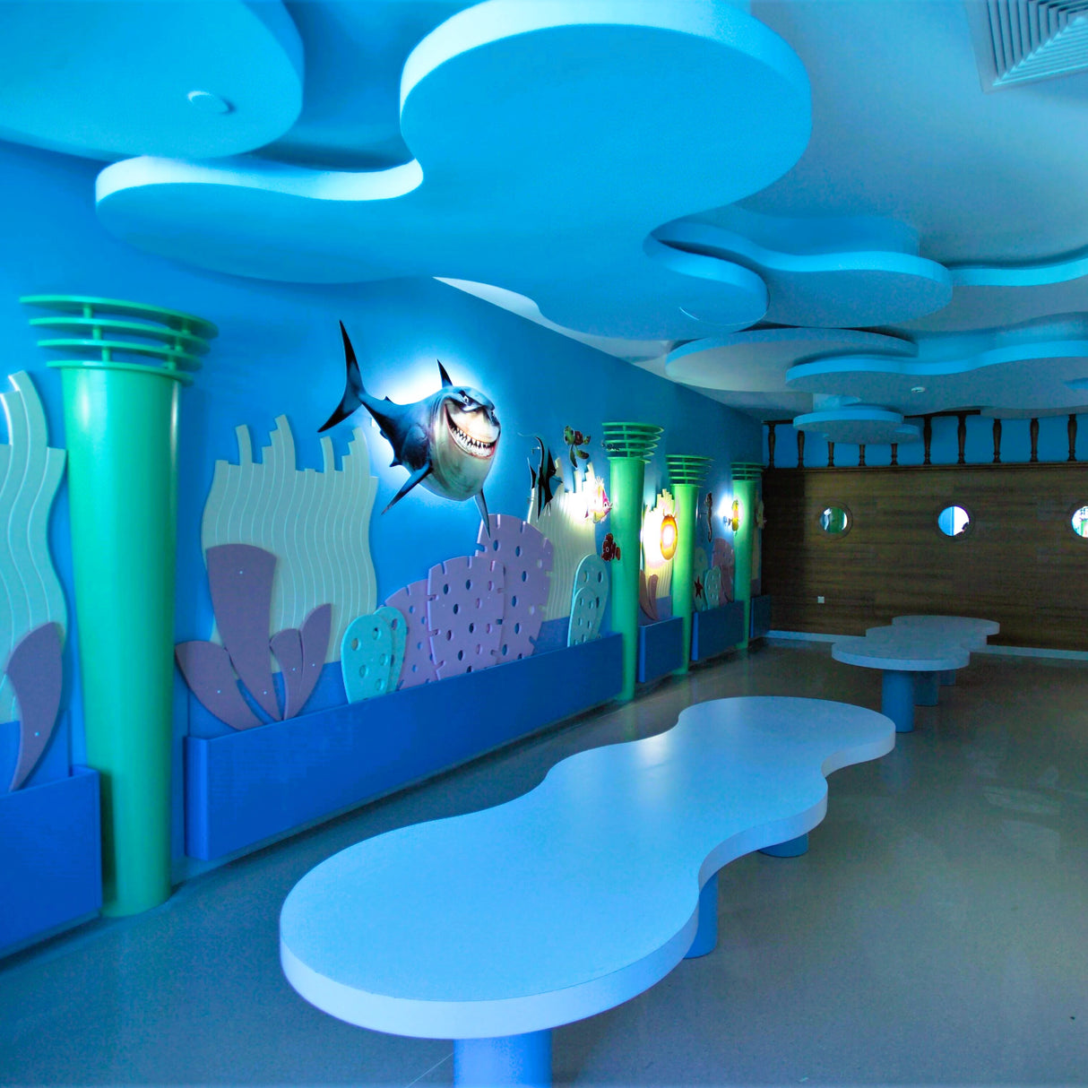 Kids Club Fit-Out Works - Underwater Themed Play Space