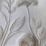 Papel pintado en relieve Botanical Harmony: para interiores sofisticados y atemporales