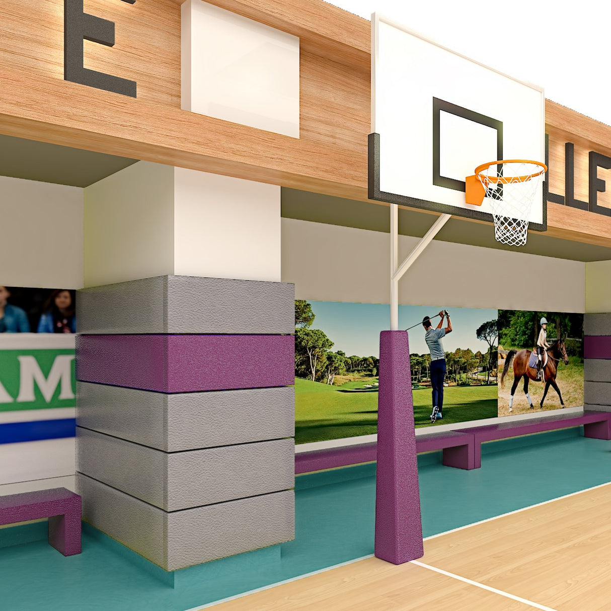 Sports Complex Concept Design & Fit-Out Works in multiple cities - Dynamic & Contemporary Sports Environments