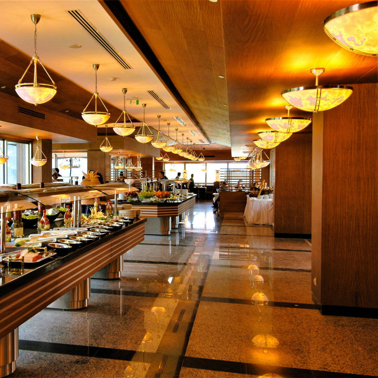 A-La-Carte Restaurant Fit-Out Works - Warm & Inviting Dining Atmosphere