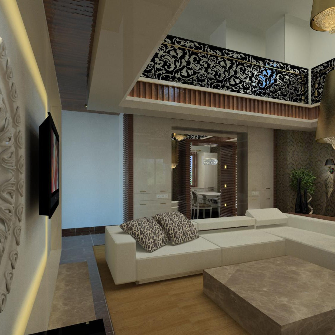 Antalya, Türkiye'deki Villa Hasol İç Mekan Tasarımı ve Uygulama Çalışmaları - Modern Konut Alanları