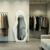 Brom Mirror – Wabi-Sabi Inspired Full-Length Mirror with Organic Form and Natural Texture